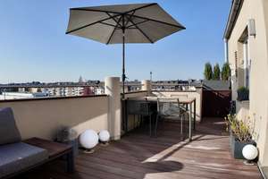 Exklusives Penthouse mit 3,5 Zimmern und Terrasse & Balkon in Düsseldorf Bilk