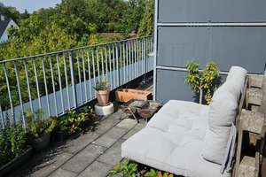 Lichtdurchflutete 2-Zimmer Wohnung mit großer Terrasse in Münster Sentrup