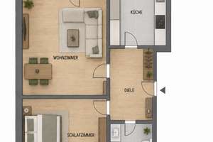 *** Erstbezug nach Sanierung! Helle 2 Zimmerwohnung mit Balkon und Aufzug*** – Heideweg 125, 40470 Mörsenbroich, Düsseldorf – Vorschaubild 7