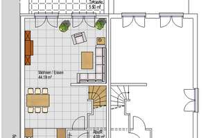 Reihenmittelhaus mit 4 Zimmern in Mannheim-Gartenstadt – Rottannenweg 66a, 68305 Waldhof, Mannheim – Vorschaubild 3