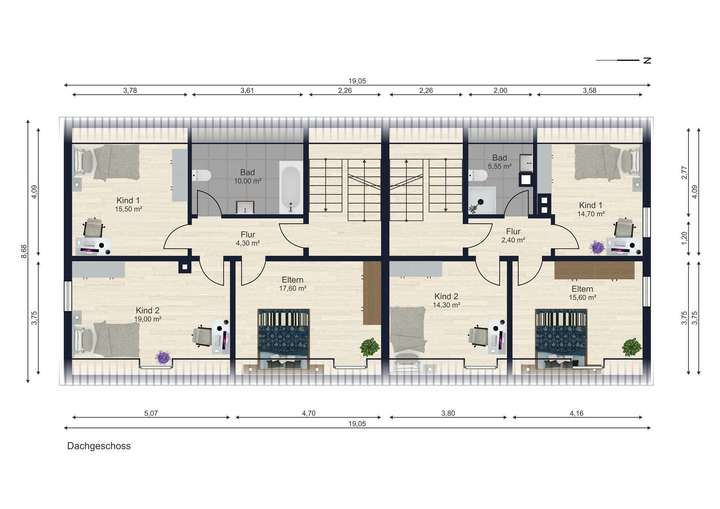 Grundrisse Dachgeschoss