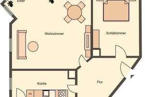 Sanierte 3-Zimmer-Wohnung mit Einbauküche, Erker und stilvollen Stuckelemente in Schleußig – Dammstraße 2, 4229 Schleußig, Leipzig – Vorschaubild 10