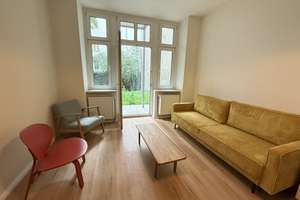 Möblierte 3 Zimmer Wohnung mit Gartenterrasse im Friedrichshain - frei ab 01. August