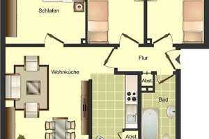 4 Zimmer-Wohnung in Gronau.