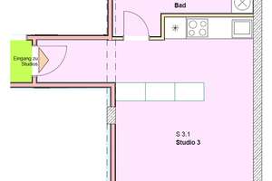 Modernes, teilmöbliertes 1-Zi. Appartment in der Cityl! EBK,TV-Flatscreen, Regendusche – Neckarstraße 20, 64283 Mitte, Darmstadt – Vorschaubild 9