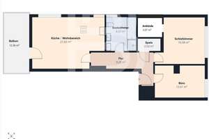 Hochwertige 3-Zimmer-Wohnung mit Balkon, EBK und TG in Regensburg Süd – Die vollständige Adresse der Immobilie erhältst du vom Anbieter., 93051 Kumpfmühl-Ziegetsdorf-Neuprüll, Regensburg – Vorschaubild 16