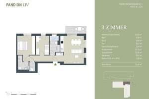 Stuttgart-West: EH40+QNG-Neubau, 3-Zimmer-Eigentumswohnung mit Balkon und zwei Bädern zum Kauf – Rosenbergstraße 27a, 70176 Rosenberg, Stuttgart – Vorschaubild 12