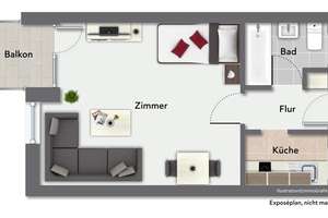 Kapitalanlage - Vermietete 1-Zi. Wohnung auf Erbpachtgrundstück in Hamburg - Billstedt – Die vollständige Adresse der Immobilie erhältst du vom Anbieter., 22117 Billstedt, Hamburg – Vorschaubild 13