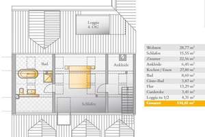 Bezugsfrei! Stilvolle Maisonette über den Dächern Leipzigs – Loggia, 2 Bäder, Aufzug & Stellplatz  – Die vollständige Adresse der Immobilie erhältst du vom Anbieter., 4103 Zentrum-Südost, Leipzig – Vorschaubild 28