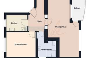 IMMO KUBE! Exklusiv möblierte, helle 2 Zimmerwohnung mit Südloggia in Nürnberg-Schoppershof – Die vollständige Adresse der Immobilie erhältst du vom Anbieter., 90411 Schafhof, Nürnberg – Vorschaubild 13