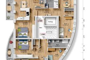 K|Sechs - Eigentumswohnungen in Rostock – Die vollständige Adresse der Immobilie erhältst du vom Anbieter., 18057 Kröpeliner-Tor-Vorstadt, Rostock – Vorschaubild 3