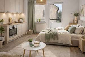 Charmante 1-Zimmer-Wohnung im Hochhaus mit traumhaftem Blick auf Mainz – Am Taubertsberg 4, 55122 Hartenberg-Münchfeld, Mainz – Vorschaubild 1
