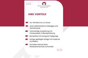 Exklusive Maisonette mit Dachterrasse und Loggia in Strandnähe zur Ostsee – 23570 Travemünde, Lübeck – Vorschaubild 2