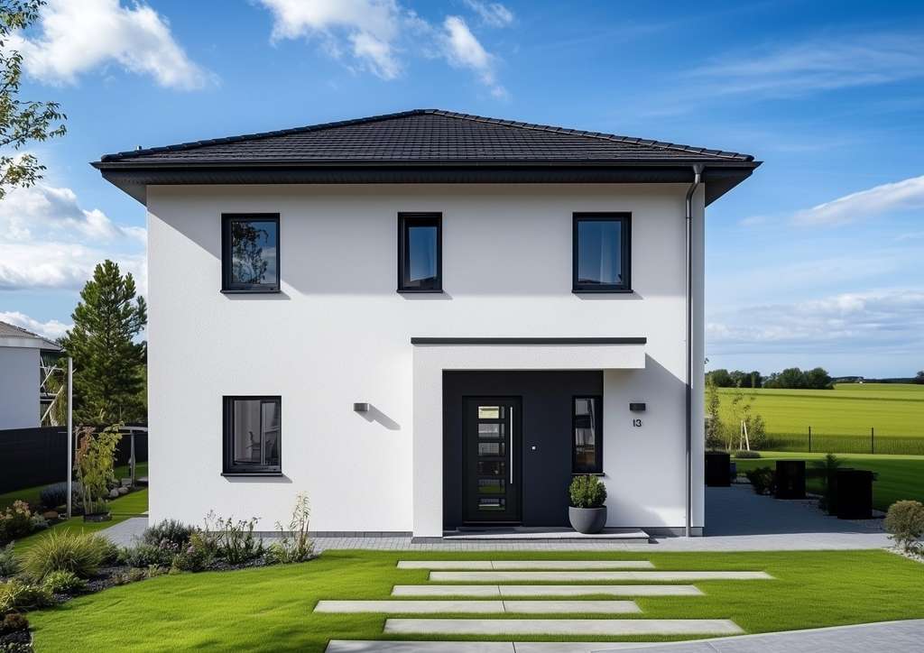 Immobilie in Pinnow - NEUBAU Moderne Stadtvilla in Pinnow - Stilvoll wohnen nahe Schwerin! - Bild 2