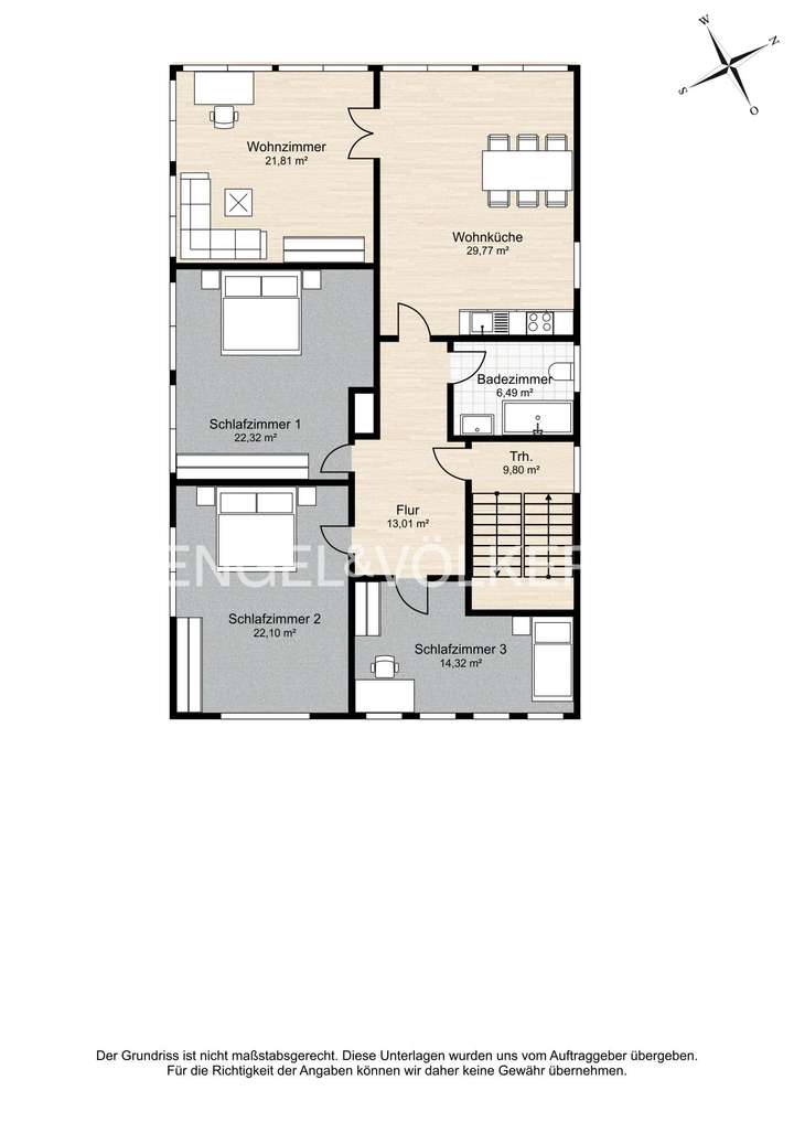 Grundriss - 1. Obergeschoss