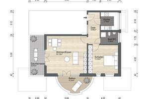 Baujahr 2006! Helle Wohnträume im Loftstil mit Dachterrasse - mit Erbpacht – Die vollständige Adresse der Immobilie erhältst du vom Anbieter., 81549 Balanstraße-West, München – Vorschaubild 15