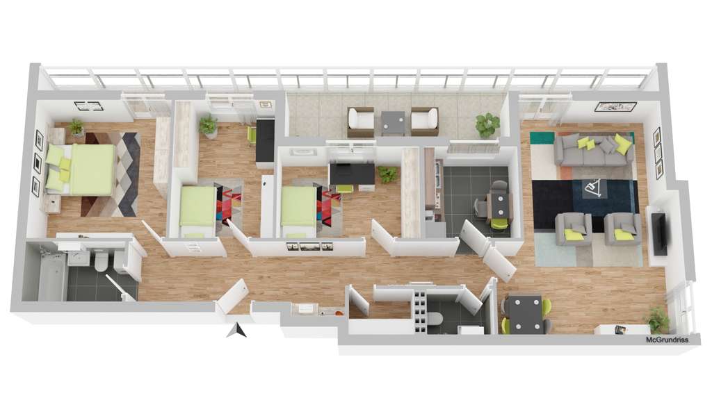 WER ZUERST KOMMT, MALT ZUERST - 4-Zimmerwohnung mit viel Potential