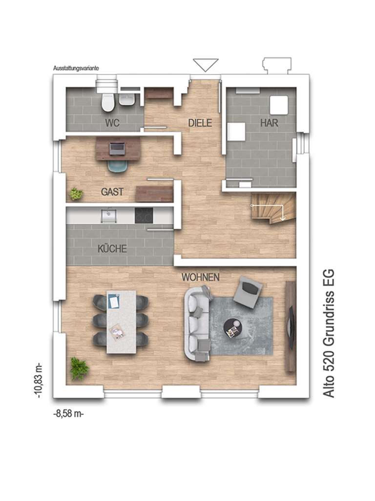 Immobilie in Meddersheim - Zuhause ist dort, wo die Familie ist - Ihr Neubau im Neubaugebiet "Am Klastein" - Bild 2