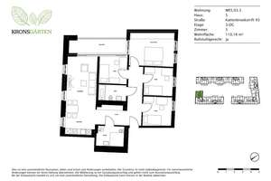 Exklusive 5-Zimmer-Wohnung mit großem Balkon im Herzen von Kronsrode – Kattenbrookstrift 93, 30539 Bemerode, Hannover – Vorschaubild 9