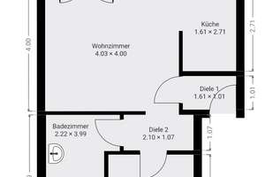 Gepflegte Eigentumswohnung mit Balkon und 7,9 % Ist-Rendite – Die vollständige Adresse der Immobilie erhältst du vom Anbieter., 9130 Sonnenberg, Chemnitz – Vorschaubild 4