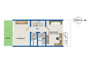Offenes und modernes Wohnen - 6 Zimmer auf 4 Ebenen in der Messestadt West - München-Riem (U2) – Die vollständige Adresse der Immobilie erhältst du vom Anbieter., 81829 Messestadt Riem, München – Vorschaubild 19