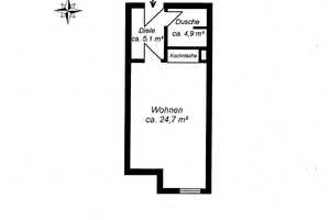 Erstbezug nach Sanierung: 1-Zimmer-Wohnung mit EBK, Nürnberg – Nürnberg – Vorschaubild 12