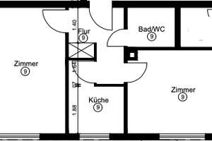 Helle, 2-Zimmer Wohnung sucht neuen Mieter – Die vollständige Adresse der Immobilie erhältst du vom Anbieter., 70327 Wangen, Stuttgart – Vorschaubild 9