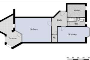 Wohnung mit Terrasse + hochwertiger Nobilia-Küche (Ablöse) – Flingern/Düsseltal – Eduard-Schloemann-Straße 37, 40237 Düsseltal, Düsseldorf – Vorschaubild 2