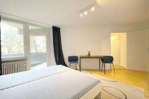 Sehr schöne renovierte WG-geeignete 2 Zi.-Whg. mit Südwest-Balkon und Einbauküche in ruhiger Lage – Die vollständige Adresse der Immobilie erhältst du vom Anbieter., 81735 Neuperlach, München – Vorschaubild 2