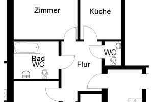 3-Zimmer-Dachgeschosswohnung mit Balkon – Schinkeler Mark 4, 49086 Darum/Gretesch/Lüstringen, Osnabrück – Vorschaubild 5
