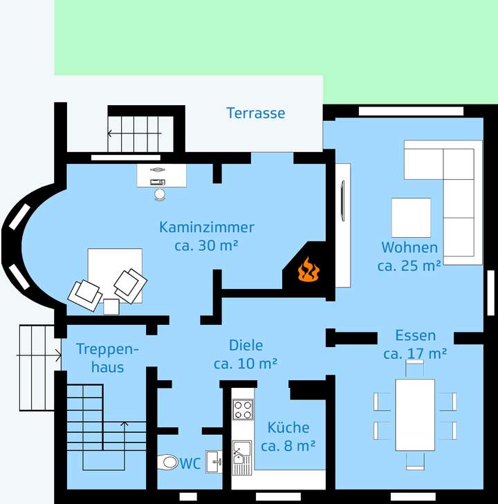 Grundriss Erdgeschoss