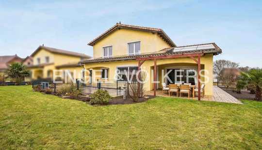 Bild von Mediterrane Doppelhaushälfte in Feldrandlage mit beheizbarem Schwimmteich