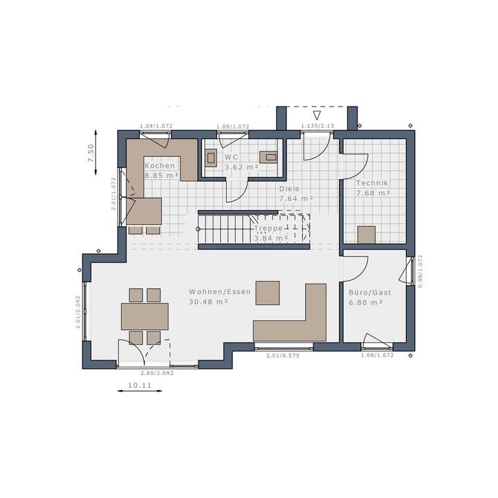 Grundriss Erdgeschoss