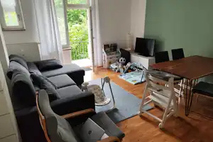 Befristete 3-Zimmer Wohnung in Nord-Schwabing | möbliert | 6.10.–6.12.2025 | familienfreundlich – München – Vorschaubild 1