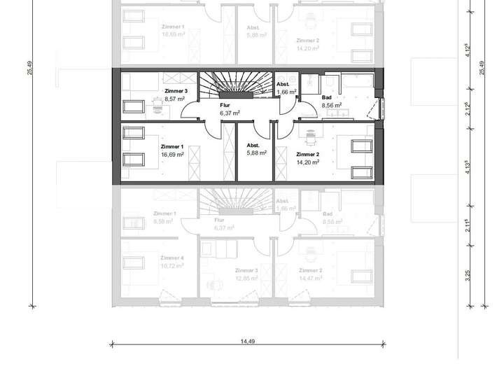 2_261 Aufteilung Dachgeschoss