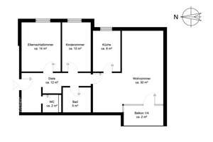 Attraktive & renovierte 3-Zimmer-Wohnung mit Balkon und Tiefgarage in Weiden! – Die vollständige Adresse der Immobilie erhältst du vom Anbieter., 50858 Weiden, Köln – Vorschaubild 16