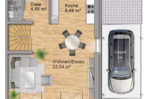 **KfW-55** Familiendomizil mit eigenem Garten, vollunterkellert und schlüsselfertig! – Goldbornstraße 23, 65439 Flörsheim am Main – Vorschaubild 5