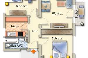 Alles NEU!!! Top 3,5 Raum EG-Wohnung mit Balkon! GE-Rotthausen! – Saarbrücker Straße 12, 45884 Gelsenkirchen – Vorschaubild 10
