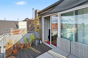 Ausbau ca. 2001: Lichtdurchflutete 3,5-Zimmer-Maisonettewohnung mit zwei Dachterrassen in Dortmund – 44139 Ruhrallee, Dortmund – Vorschaubild 14