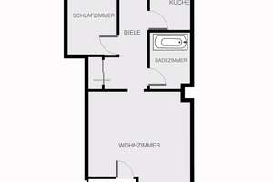 2 Zimmer Wohnung in Kiel Neumühlen Diedrichsdorf mit Badewanne, Balkon,Keller, Dachboden  – Masurenring 47, 24149 Neumühlen-Dietrichsdorf, Kiel – Vorschaubild 10