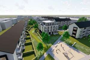 Exklusive Neubbauwohnung mit sehr schöner Dachterrasse – Insterburger Str. 18a, 44809 Hofstede, Bochum – Vorschaubild 2