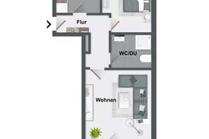 Gemütliche 2-Zimmer Wohnung mit Balkon und Tiefgarage in gefragter Lage von Bielefeld - Gellershagen – Die vollständige Adresse der Immobilie erhältst du vom Anbieter., 33613 Schildesche, Bielefeld – Vorschaubild 15