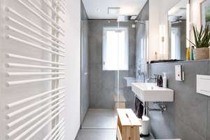 JAKOBSHOF: 4-Zi-Penthouse mit Stil & Format. Dachterrasse. Top-Interieur. Aufzug. 2 TG-Plätze. – Die vollständige Adresse der Immobilie erhältst du vom Anbieter., 40215 Friedrichstadt, Düsseldorf – Vorschaubild 13
