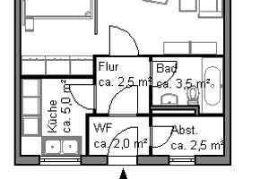 praktisches 1-Zimmerappartment in Vahrenheide// Wohnberechtigungsschein erforderlich !!! – Weimarer Allee 2, 30179 Hannover – Vorschaubild 7