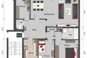 Große, familientaugliche Wohnung zum Kauf mit TG-Stellplatz in Hamburg-Stellingen – Wentzel Dr. – Die vollständige Adresse der Immobilie erhältst du vom Anbieter., 22527 Stellingen, Hamburg – Vorschaubild 2