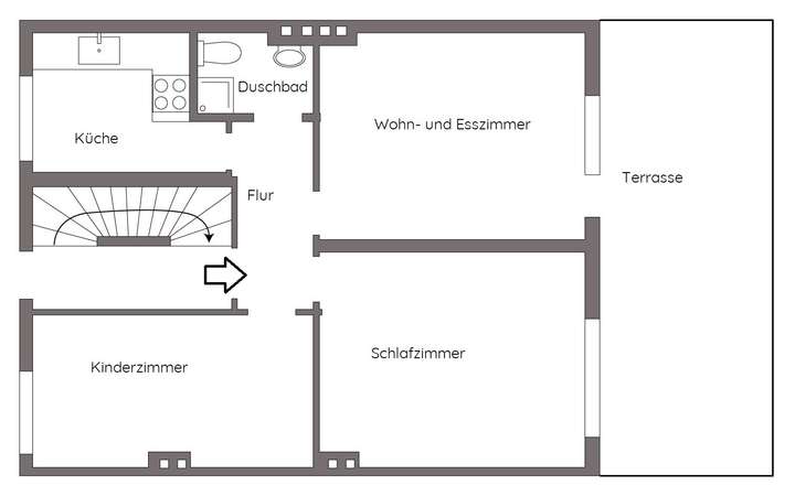Wohnung Erdgeschoss