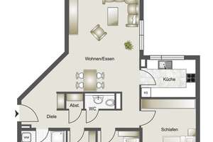 Wohlfühloase im beliebten HN-Osten – ideale 4-Zi.-EG ETW mit überdachter Terrasse – Die vollständige Adresse der Immobilie erhältst du vom Anbieter., 74074 Heilbronn, Heilbronn – Vorschaubild 14