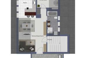 BLÜMM IMMOBILIEN: moderne 2-Zi-DG-Whg. mit Dachterrasse, EBK  – Die vollständige Adresse der Immobilie erhältst du vom Anbieter., 90556 Cadolzburg – Vorschaubild 8
