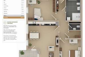 Moderne, barrierefreie 3-Zimmer-Neubauwohnung mit Privatgarten – Die vollständige Adresse der Immobilie erhältst du vom Anbieter., 79423 Heitersheim – Vorschaubild 9