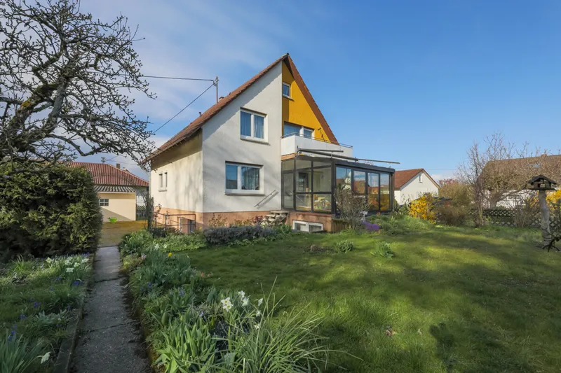 2-unit ZFH – Mühlacker/Sengach – wintergarten & large plot